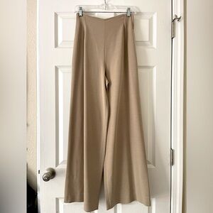 Krizia High Waist Wide Leg Pleated Pants | Rayon & Wool | Made in Italy | NWOT